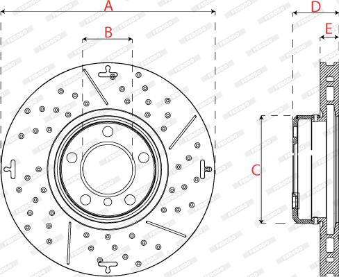 Ferodo DDF2621VC-1 - Kočioni disk www.molydon.hr