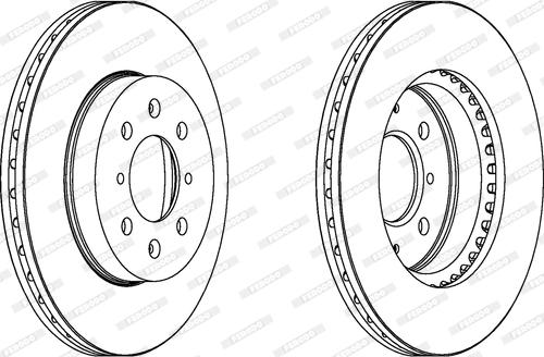 Ferodo DDF261 - Kočioni disk www.molydon.hr