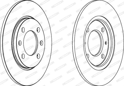 Ferodo DDF263 - Kočioni disk www.molydon.hr