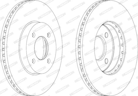 Ferodo DDF206C - Kočioni disk www.molydon.hr