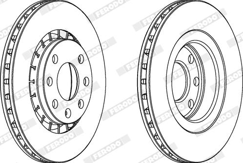 Ferodo DDF206X - Kočioni disk www.molydon.hr