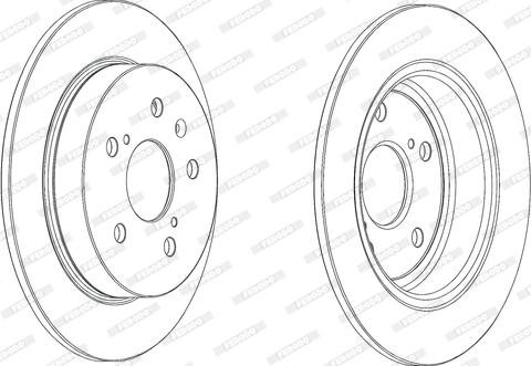 Ferodo DDF2075C - Kočioni disk www.molydon.hr