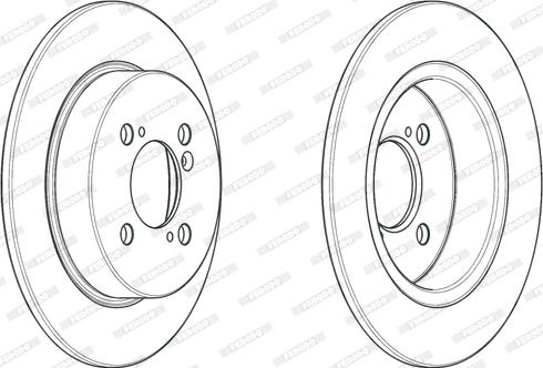 Ferodo DDF2071C - Kočioni disk www.molydon.hr