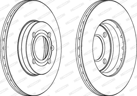 Ferodo DDF207C - Kočioni disk www.molydon.hr