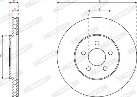 Ferodo DDF2165 - Kočioni disk www.molydon.hr