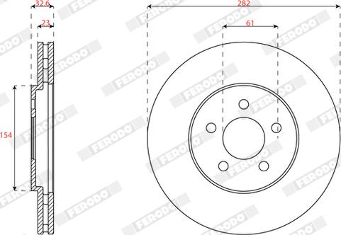 Ferodo DDF2165 - Kočioni disk www.molydon.hr