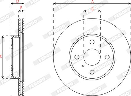 Ferodo DDF2166 - Kočioni disk www.molydon.hr