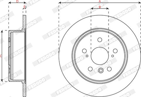 Ferodo DDF2160 - Kočioni disk www.molydon.hr