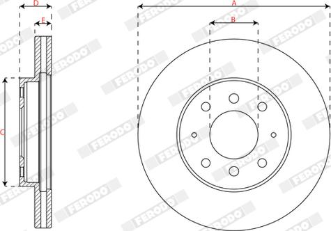 Ferodo DDF2163 - Kočioni disk www.molydon.hr