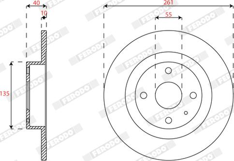 Ferodo DDF2162 - Kočioni disk www.molydon.hr