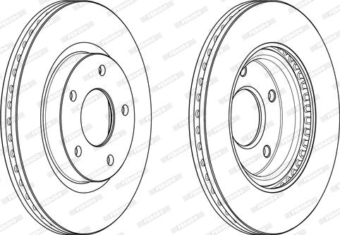 Ferodo DDF2100C - Kočioni disk www.molydon.hr