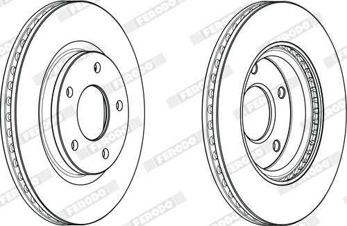 Ferodo DDF2100X - Kočioni disk www.molydon.hr