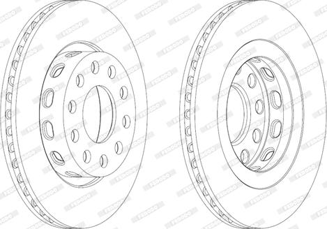 Ferodo DDF218-1 - Kočioni disk www.molydon.hr