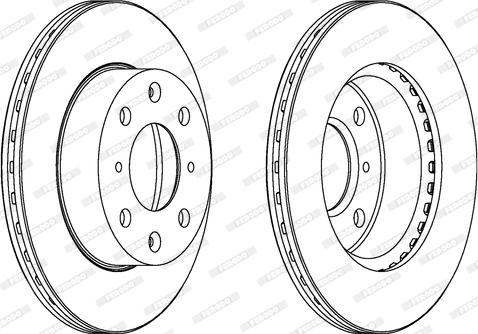 Ferodo DDF289 - Kočioni disk www.molydon.hr