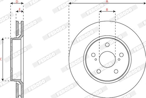 Ferodo DDF2852C - Kočioni disk www.molydon.hr