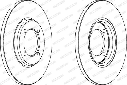 Ferodo DDF280 - Kočioni disk www.molydon.hr