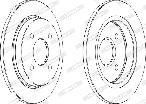 Ferodo DDF281X - Kočioni disk www.molydon.hr