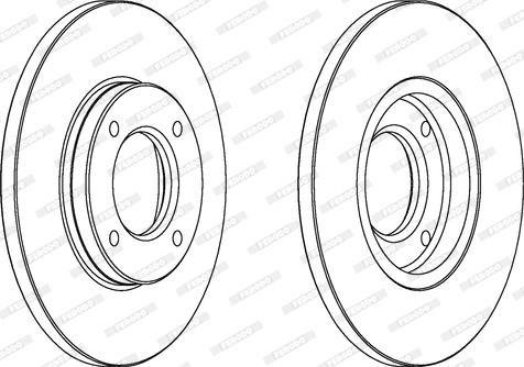 Ferodo DDF282 - Kočioni disk www.molydon.hr