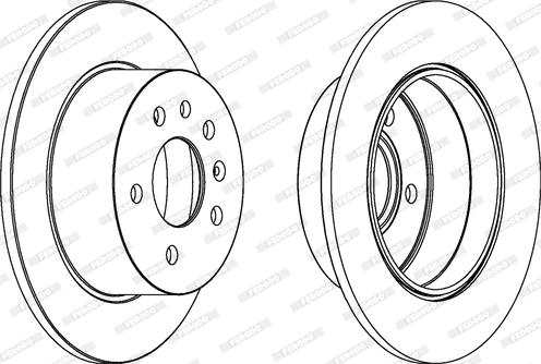 Ferodo DDF239 - Kočioni disk www.molydon.hr