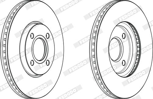 Ferodo DDF2345X - Kočioni disk www.molydon.hr