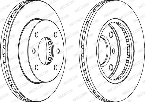 Ferodo DDF234 - Kočioni disk www.molydon.hr