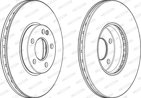 Ferodo DDF2334C-1 - Kočioni disk www.molydon.hr