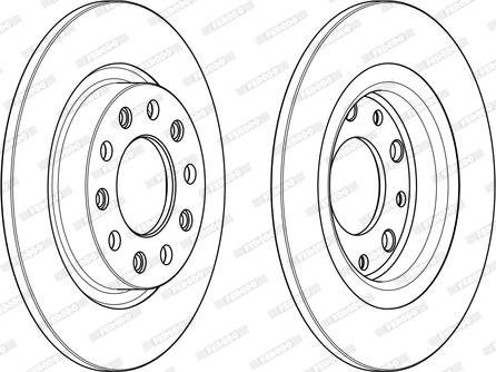 Ferodo DDF2333C - Kočioni disk www.molydon.hr