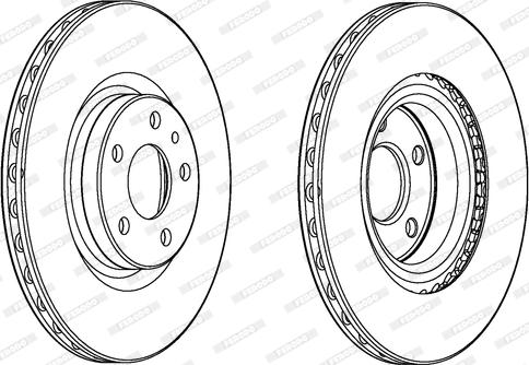 Ferodo DDF2329C - Kočioni disk www.molydon.hr