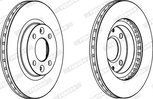 Ferodo DDF2327 - Kočioni disk www.molydon.hr