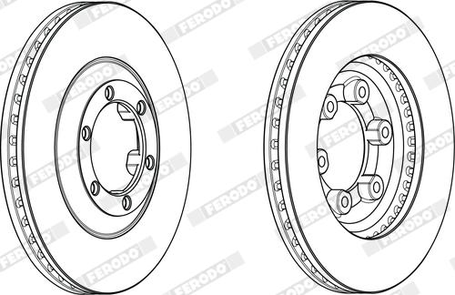 Ferodo DDF2373X - Kočioni disk www.molydon.hr