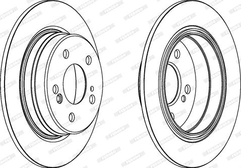 Ferodo DDF224C - Kočioni disk www.molydon.hr