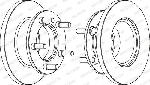 Ferodo DDF225 - Kočioni disk www.molydon.hr