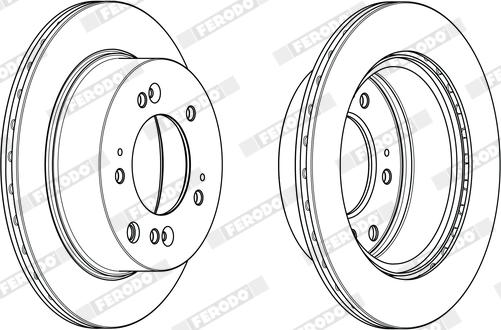 Ferodo DDF2285X - Kočioni disk www.molydon.hr