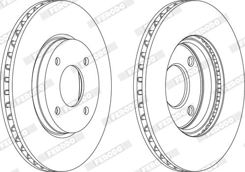 Ferodo DDF2271X - Kočioni disk www.molydon.hr