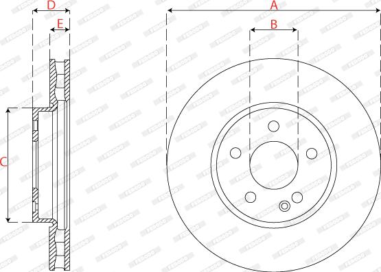 Ferodo DDF2792C - Kočioni disk www.molydon.hr