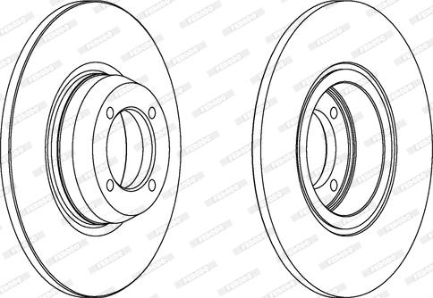 Ferodo DDF276 - Kočioni disk www.molydon.hr