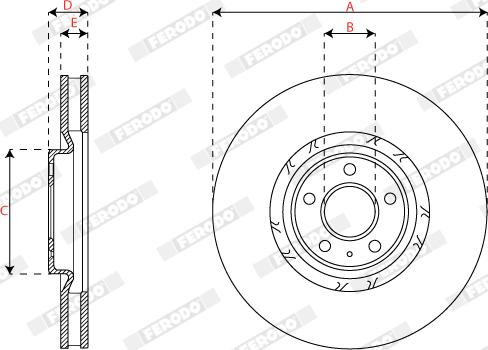 Ferodo DDF2774LC-1 - Kočioni disk www.molydon.hr