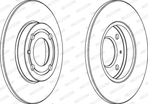 Ferodo DDF795C - Kočioni disk www.molydon.hr