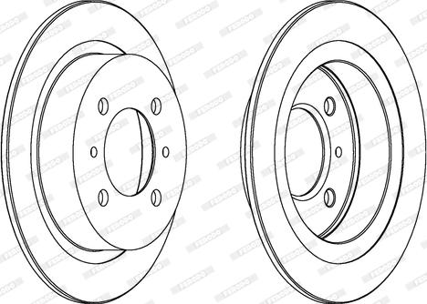 Ferodo DDF790 - Kočioni disk www.molydon.hr