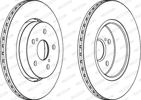 Ferodo DDF793 - Kočioni disk www.molydon.hr