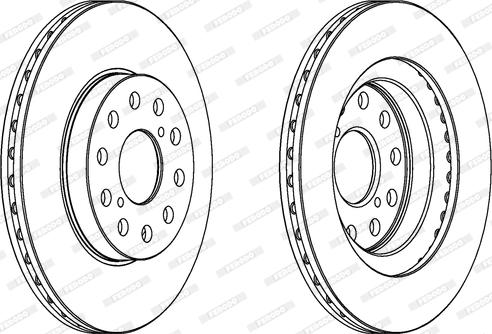 Ferodo DDF749 - Kočioni disk www.molydon.hr