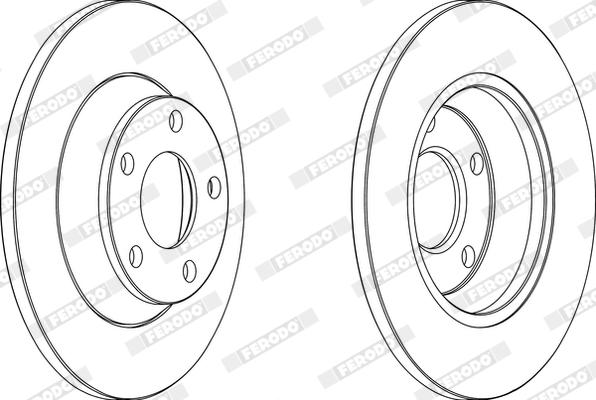 Ferodo DDF759X - Kočioni disk www.molydon.hr