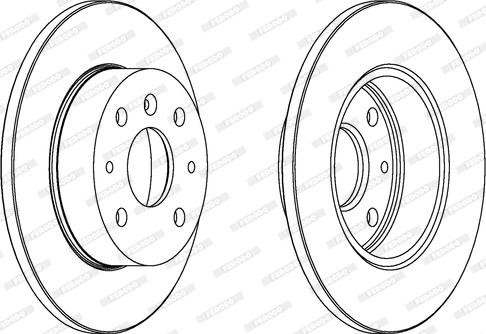 Ferodo DDF755 - Kočioni disk www.molydon.hr