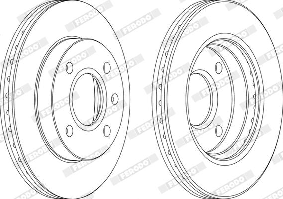 Ferodo DDF766X - Kočioni disk www.molydon.hr