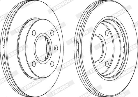 Ferodo DDF766X - Kočioni disk www.molydon.hr