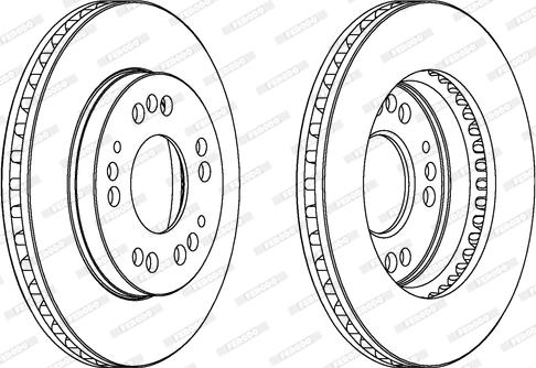 Ferodo DDF761 - Kočioni disk www.molydon.hr