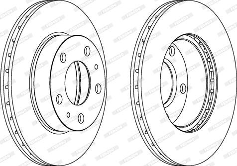 Ferodo DDF768C - Kočioni disk www.molydon.hr