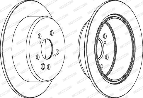 Ferodo DDF705 - Kočioni disk www.molydon.hr