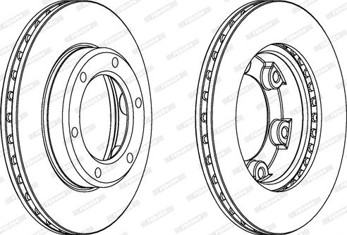 Ferodo DDF701 - Kočioni disk www.molydon.hr