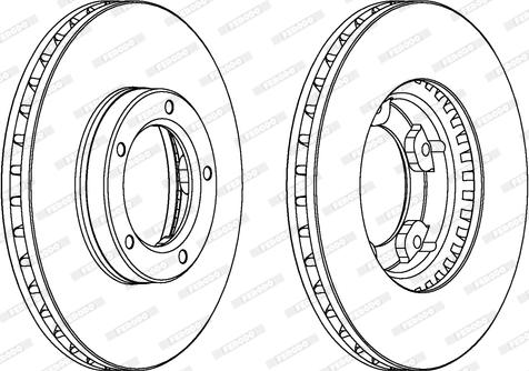 Ferodo DDF703 - Kočioni disk www.molydon.hr